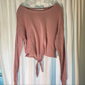 Love Tree Mauve Tie Thin Sweater. Small. Good Condition.